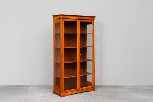 Vitrinenschrank im Biedermeier Stil - Ende des 20.Jahrhunderts
