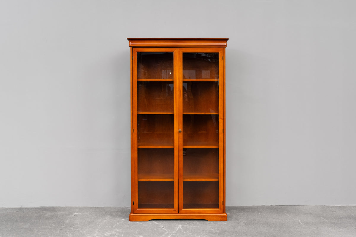 Vitrinenschrank im Biedermeier Stil - Ende des 20.Jahrhunderts