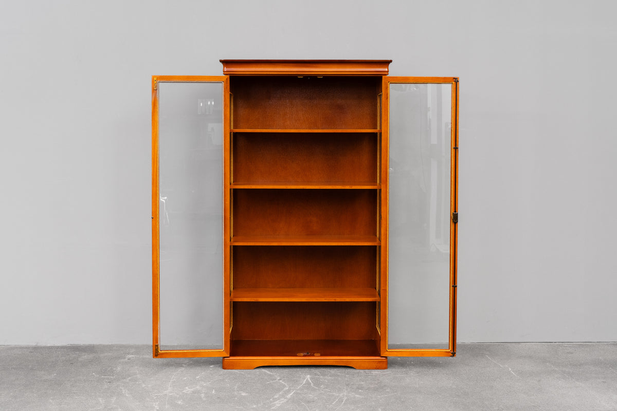 Vitrinenschrank im Biedermeier Stil - Ende des 20.Jahrhunderts