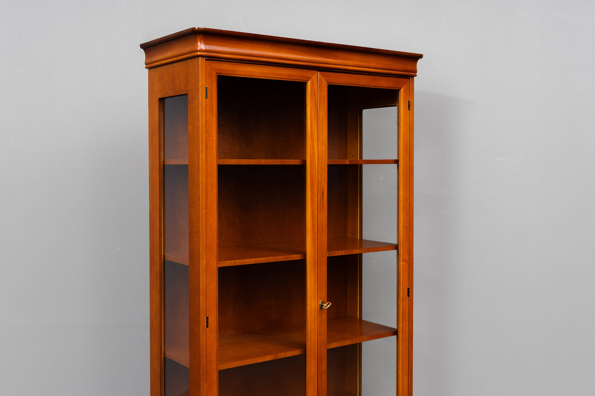 Vitrinenschrank im Biedermeier Stil - Ende des 20.Jahrhunderts