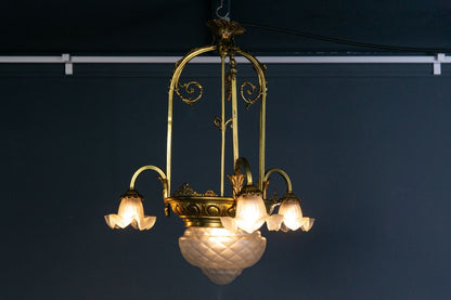 Kronleuchter Leuchte Licht Lampe Antik Alt MÖBLINGER 2403_1102
