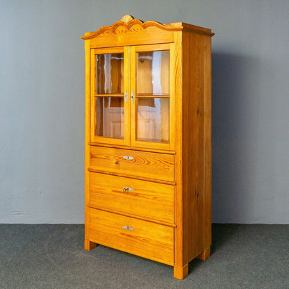 Bücherschrank Küche Schrank Regal Vitrine Alt Antik MÖBLINGER 2411_0502