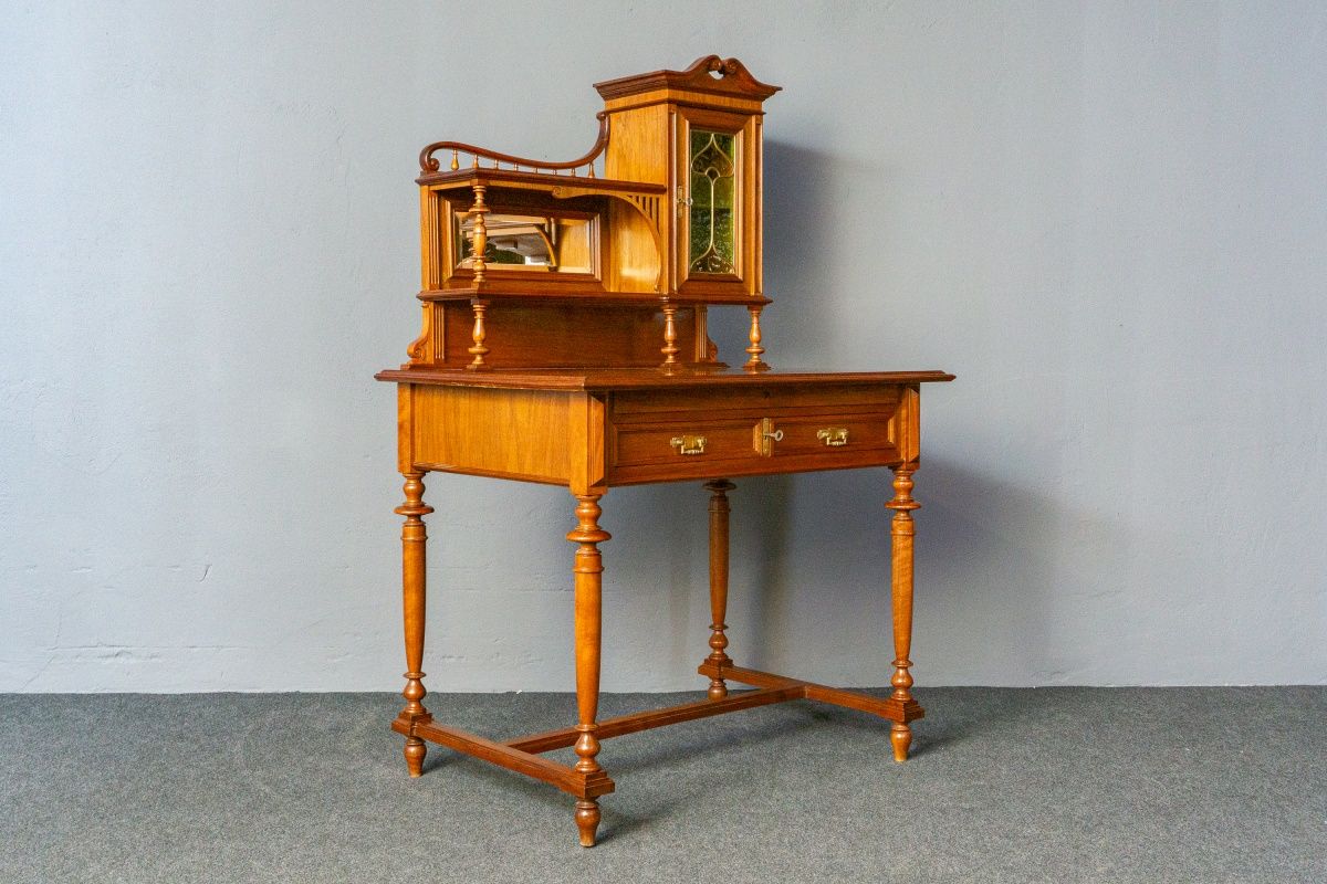 restaur. Sekretär Schreibtisch Tisch Schrank Regal Antik MÖBLINGER 2411_0504