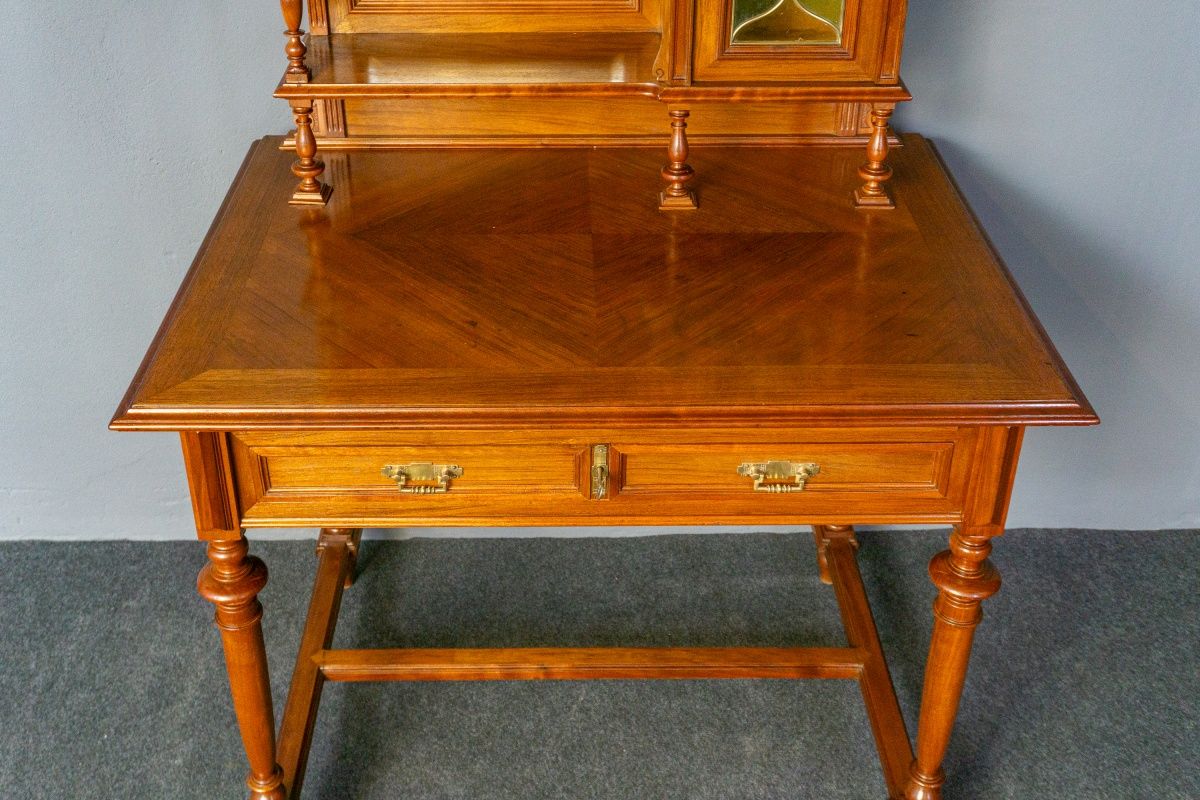restaur. Sekretär Schreibtisch Tisch Schrank Regal Antik MÖBLINGER 2411_0504