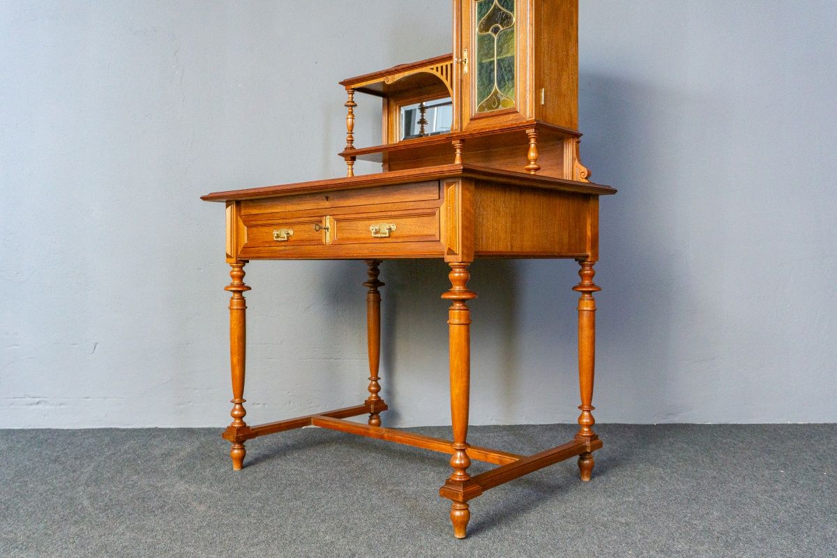 restaur. Sekretär Schreibtisch Tisch Schrank Regal Antik MÖBLINGER 2411_0504