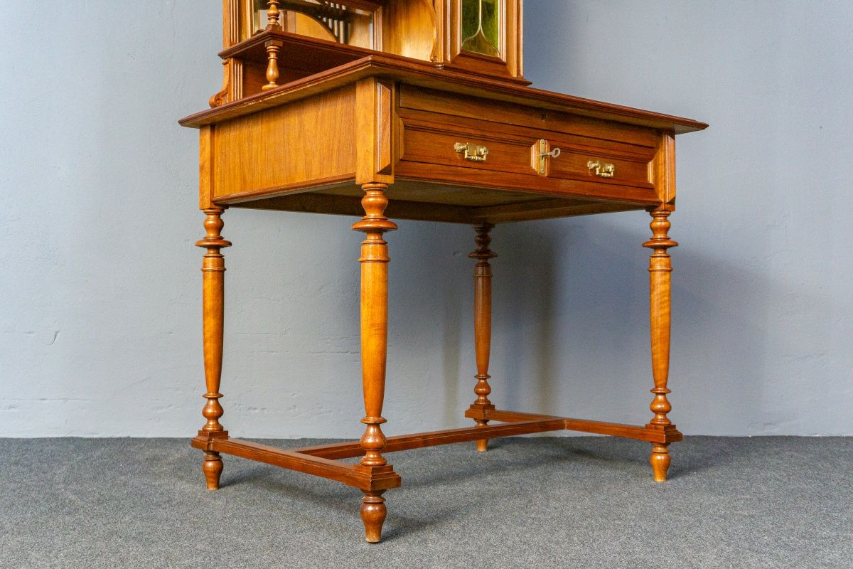 restaur. Sekretär Schreibtisch Tisch Schrank Regal Antik MÖBLINGER 2411_0504