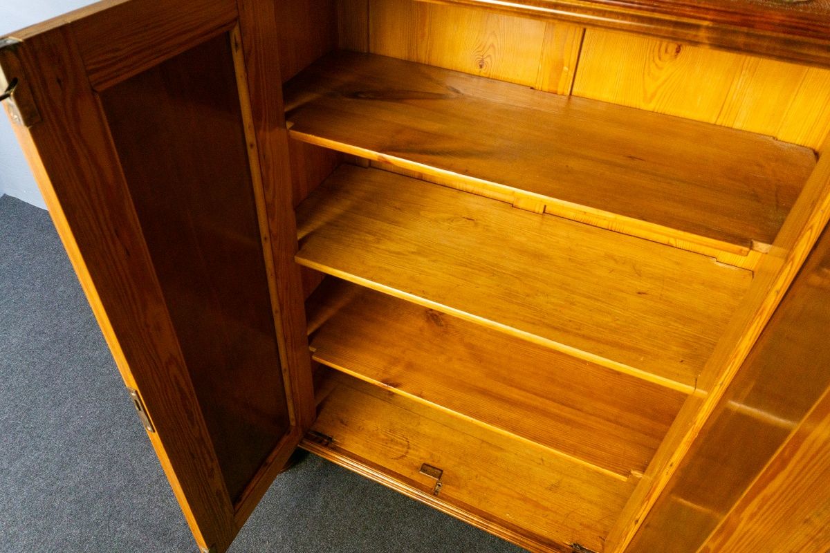 rest. Vertiko Antik Schrank Regal Kommode Anrichte Alt MÖBLINGER 2411_0505