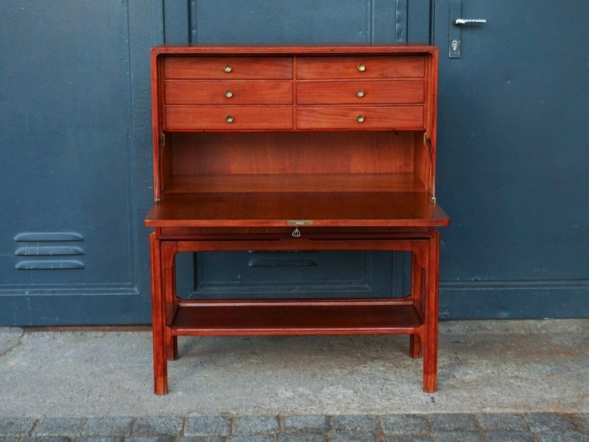 Sekretär Midcentury Anrichte Highboard Teak Alt Vintage 2103_0103