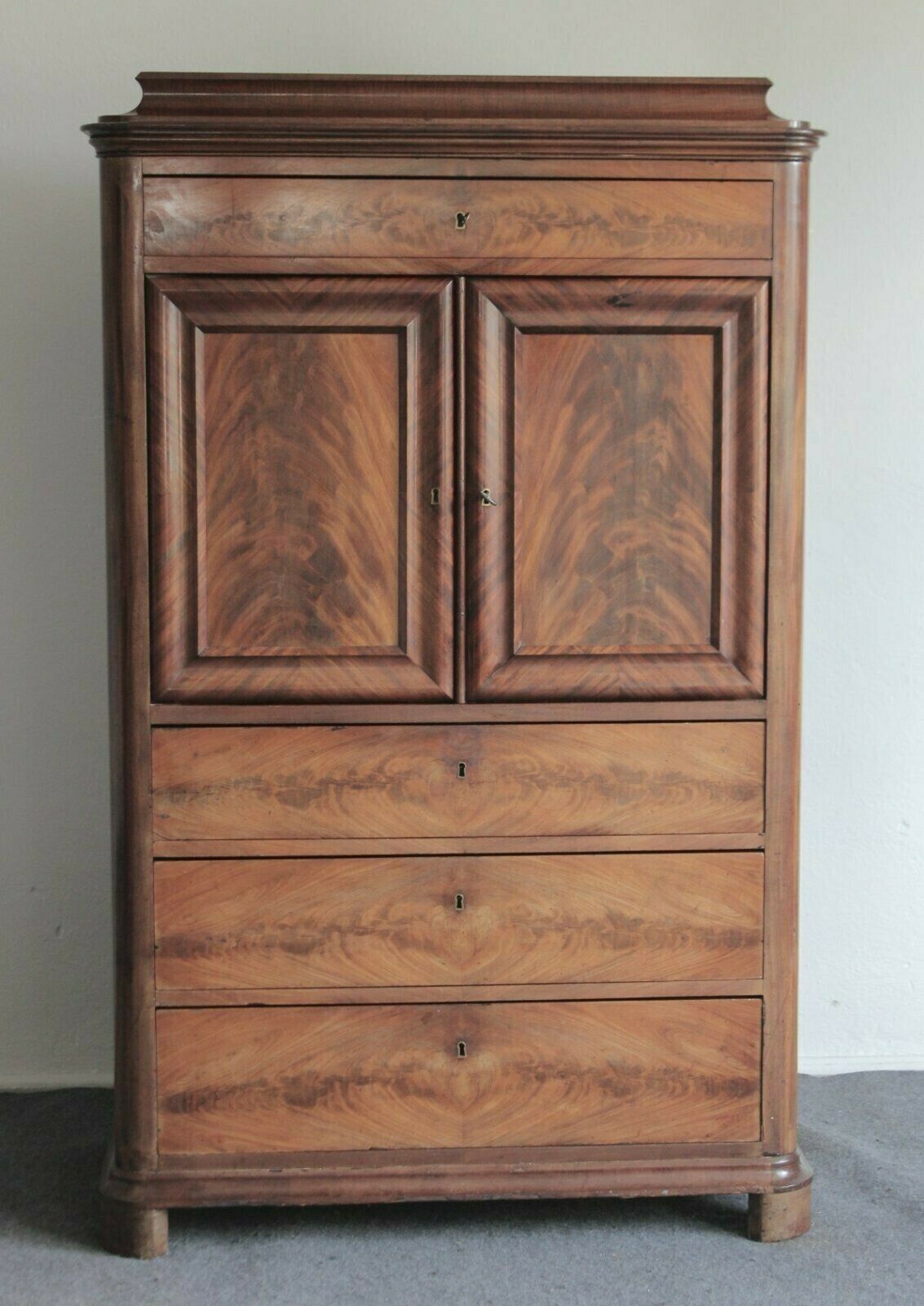 Silberschrank Weinschrank Schrank Regal Anrichte Antik 208