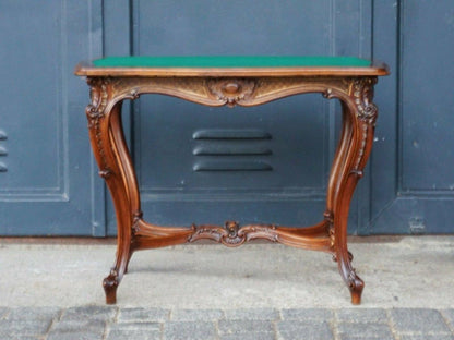 Tisch Wiener Barock Schreibtisch Nussbaum Alt Antik