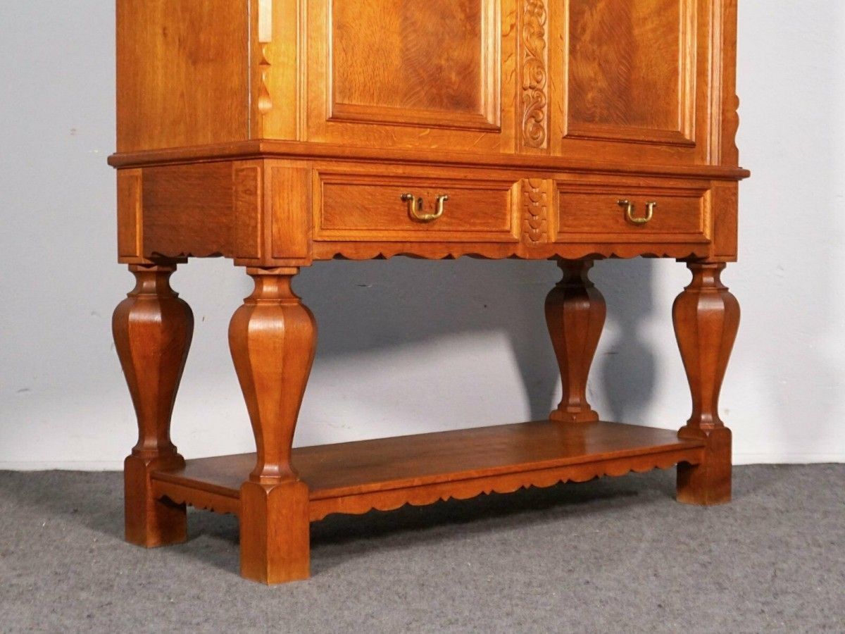 Stollenschrank 30er Bar Sideboard Kommode Alt Antik