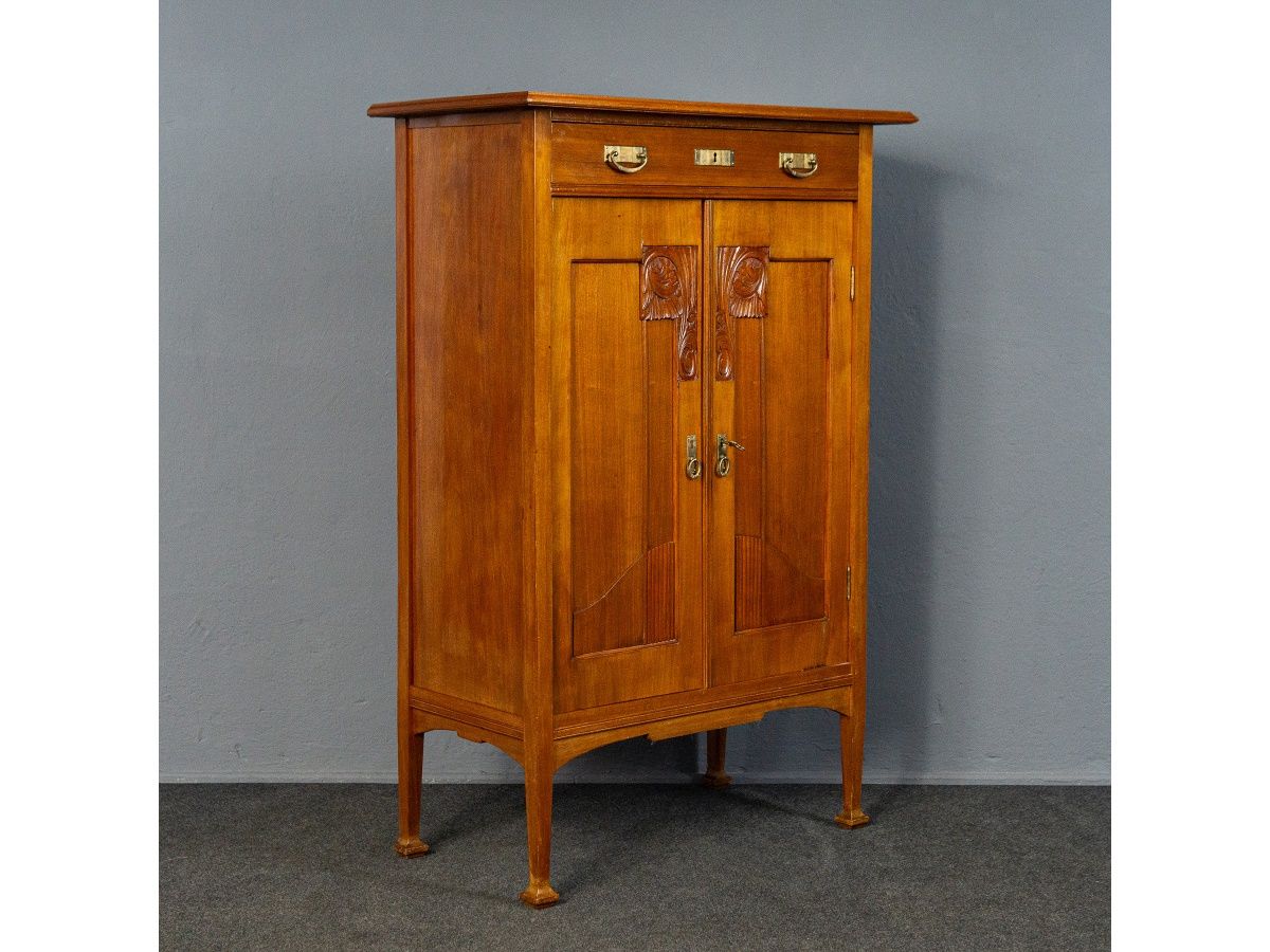 Vertiko Antik Schrank Kommode Regal Anrichte Vintage MÖBLINGER 2502_0606
