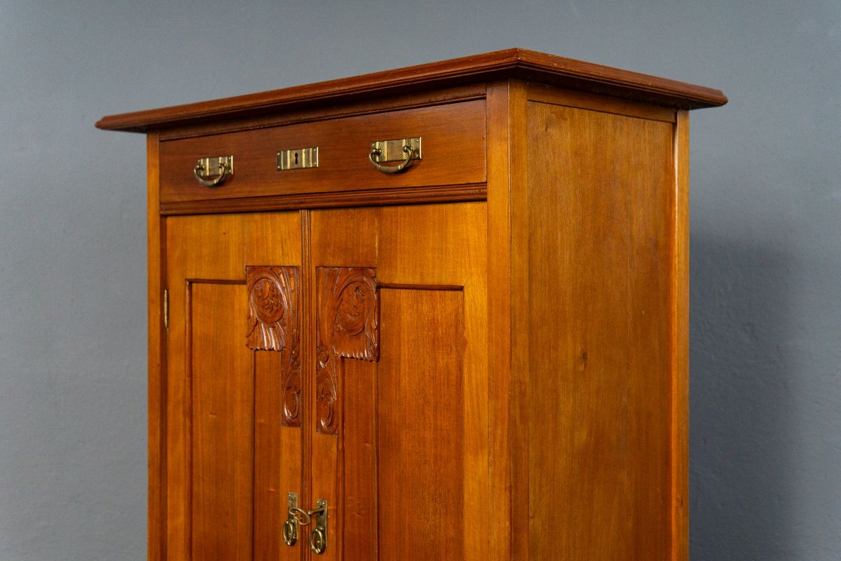 Vertiko Antik Schrank Kommode Regal Anrichte Vintage MÖBLINGER 2502_0606