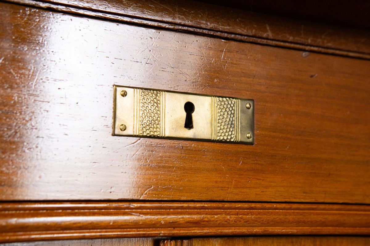 Vertiko Antik Schrank Kommode Regal Anrichte Vintage MÖBLINGER 2502_0606