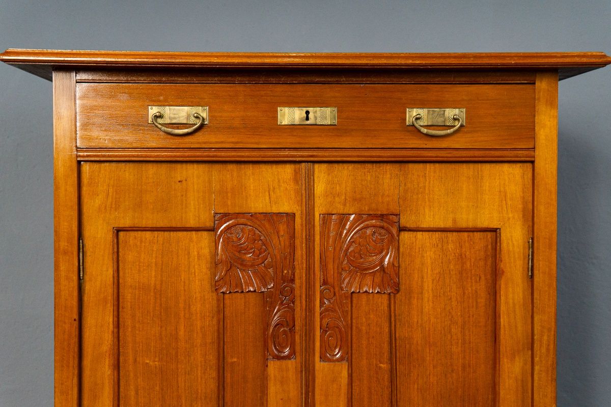 Vertiko Antik Schrank Kommode Regal Anrichte Vintage MÖBLINGER 2502_0606