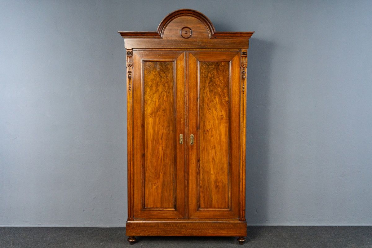 Vintage Antik Kleiderschrank Kommode Regal Garderobe Alt MÖBLINGER 2502_0607