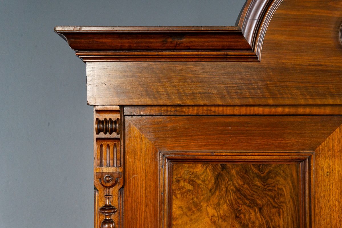Vintage Antik Kleiderschrank Kommode Regal Garderobe Alt MÖBLINGER 2502_0607