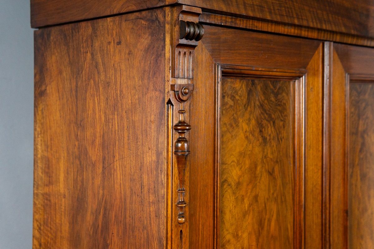 Vintage Antik Kleiderschrank Kommode Regal Garderobe Alt MÖBLINGER 2502_0607