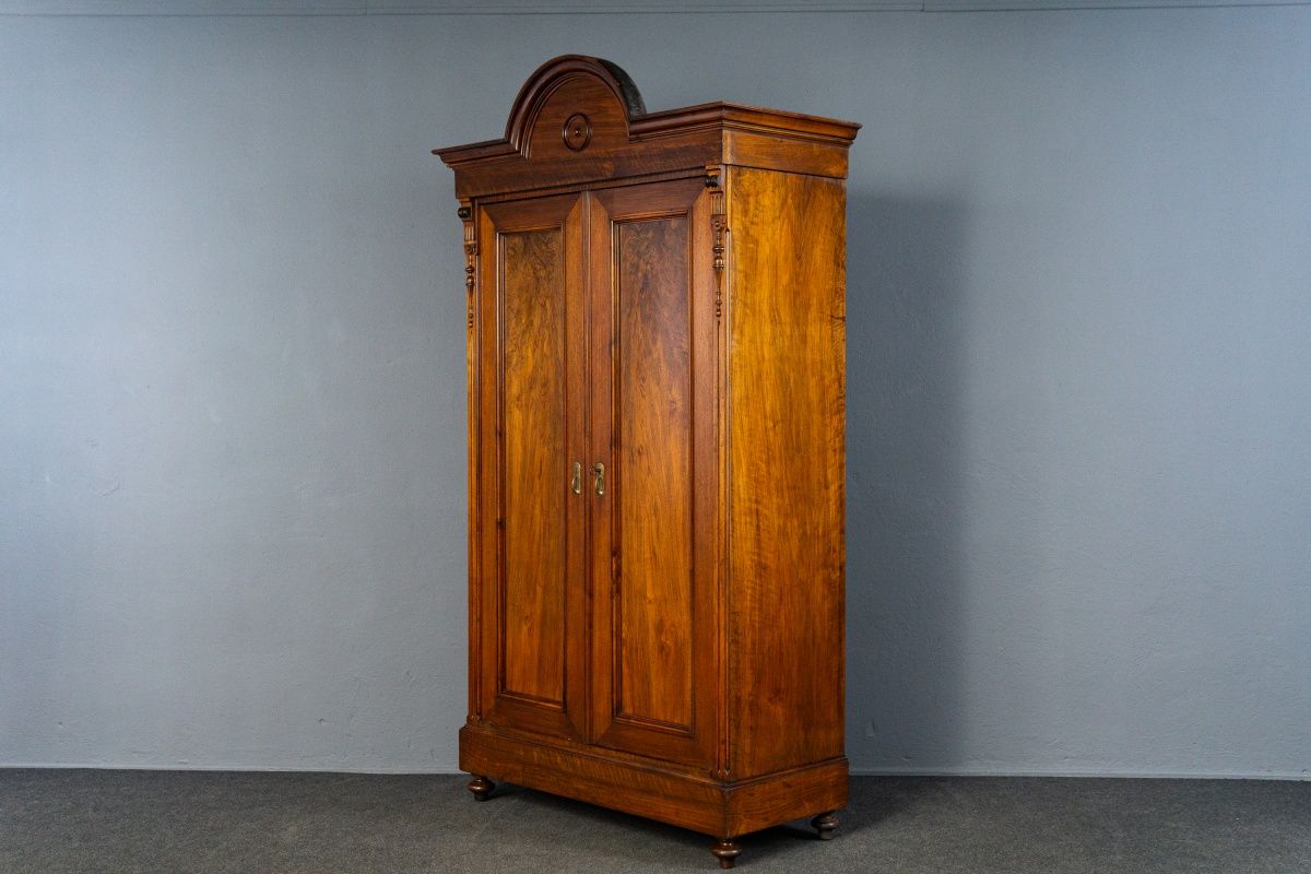 Vintage Antik Kleiderschrank Kommode Regal Garderobe Alt MÖBLINGER 2502_0607