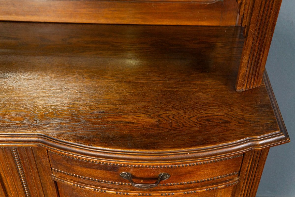 Vintage Buffett Anrichte Antik Schrank Kommode Regal Alt MÖBLINGER 2502_0609