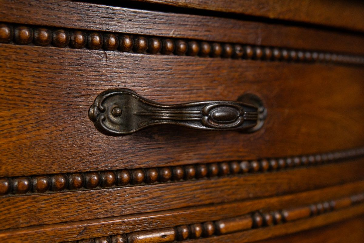 Vintage Buffett Anrichte Antik Schrank Kommode Regal Alt MÖBLINGER 2502_0609