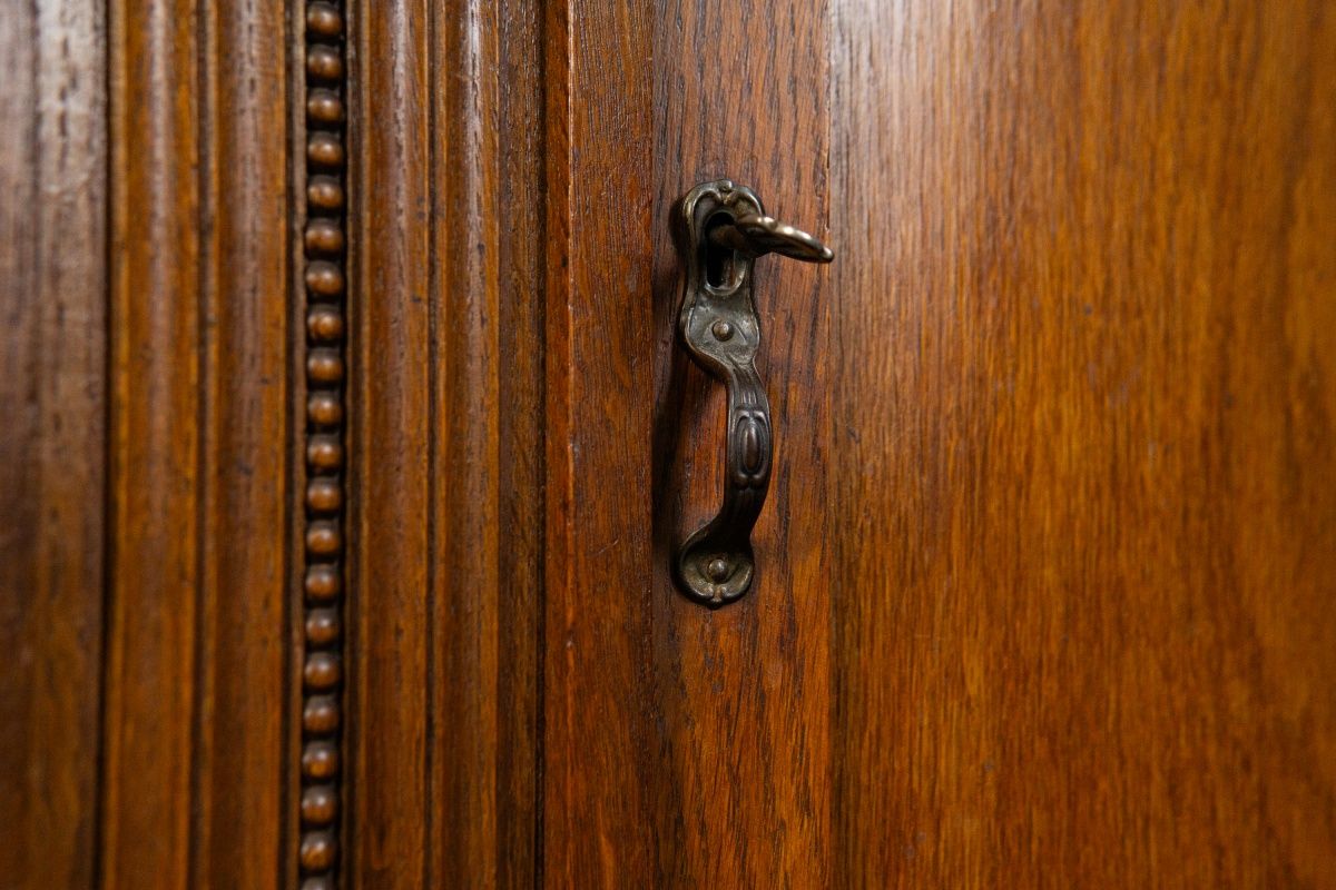 Vintage Buffett Anrichte Antik Schrank Kommode Regal Alt MÖBLINGER 2502_0609
