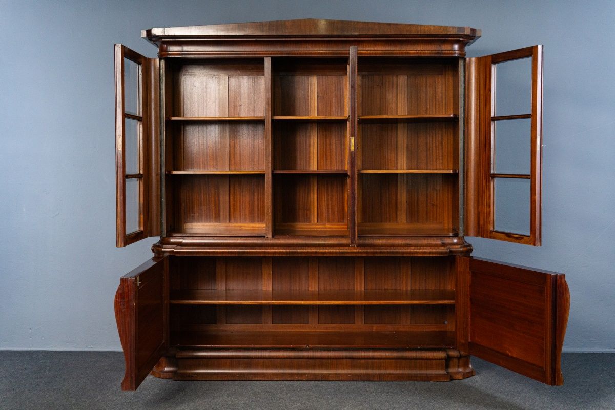 Vintage Bücherschrank Vitrine Schrank Buffet Regal Alt MÖBLINGER 2502_1901
