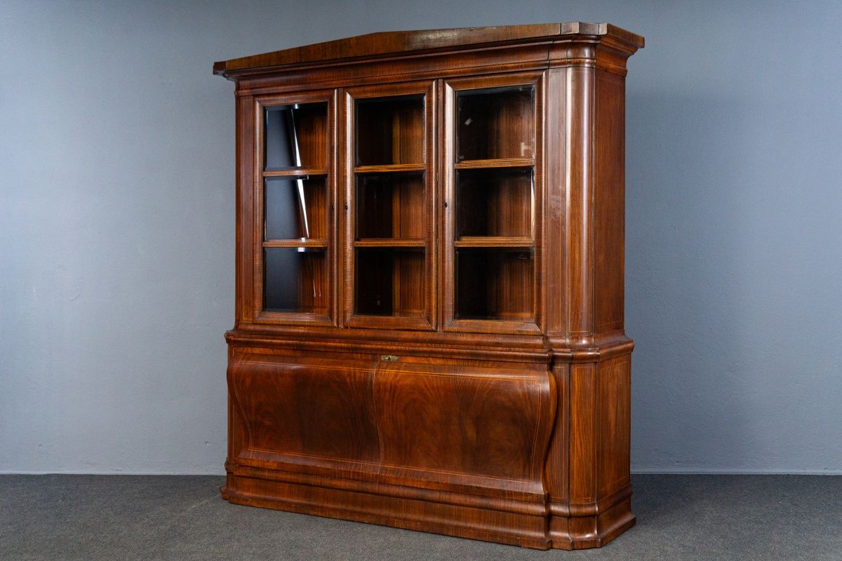 Vintage Bücherschrank Vitrine Schrank Buffet Regal Alt MÖBLINGER 2502_1901
