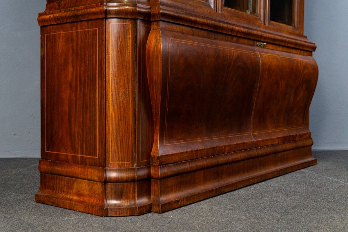 Vintage Bücherschrank Vitrine Schrank Buffet Regal Alt MÖBLINGER 2502_1901