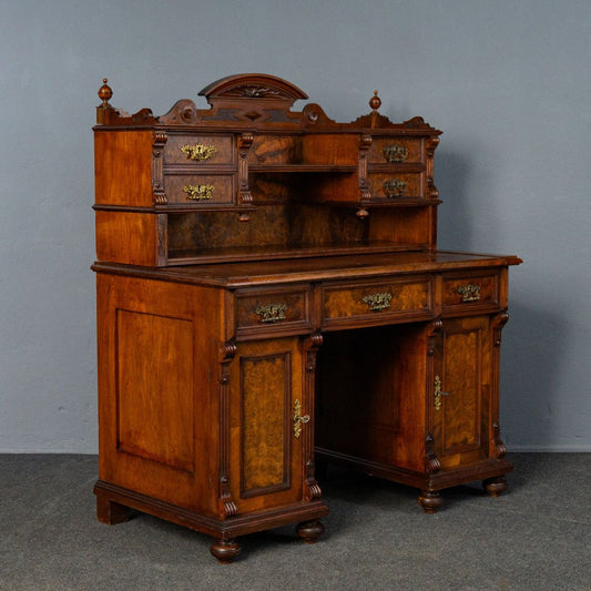 Vintage Schreibtisch Sekretär Schrank Kommode Antik Alt MÖBLINGER 2502_2401