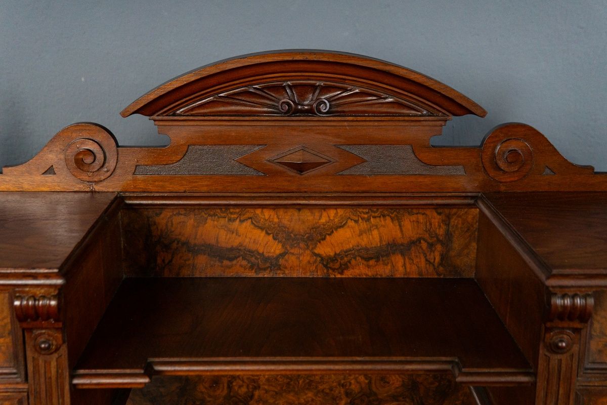Vintage Schreibtisch Sekretär Schrank Kommode Antik Alt MÖBLINGER 2502_2401