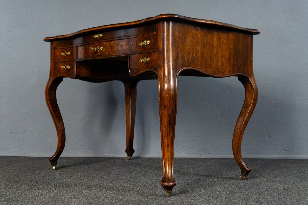 Vintage Schreibtisch Sekretär Tisch Büro Kommode Antik MÖBLINGER 2502_2702