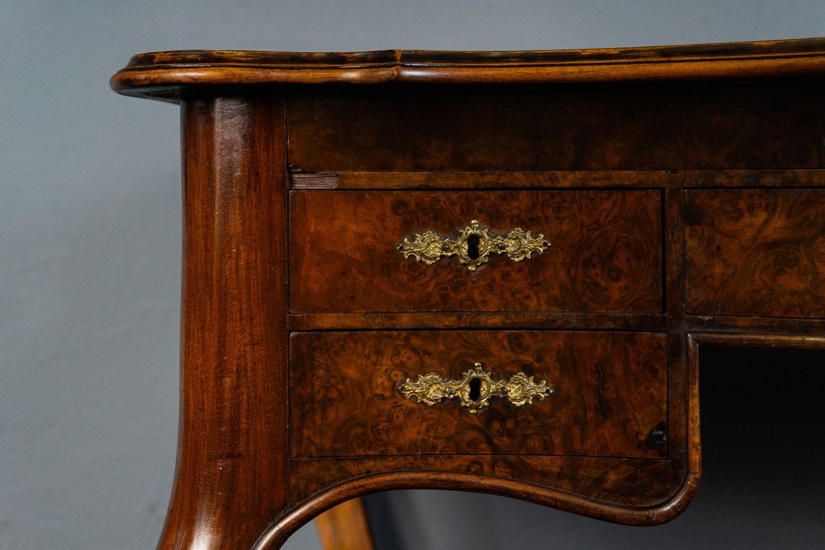 Vintage Schreibtisch Sekretär Tisch Büro Kommode Antik MÖBLINGER 2502_2702