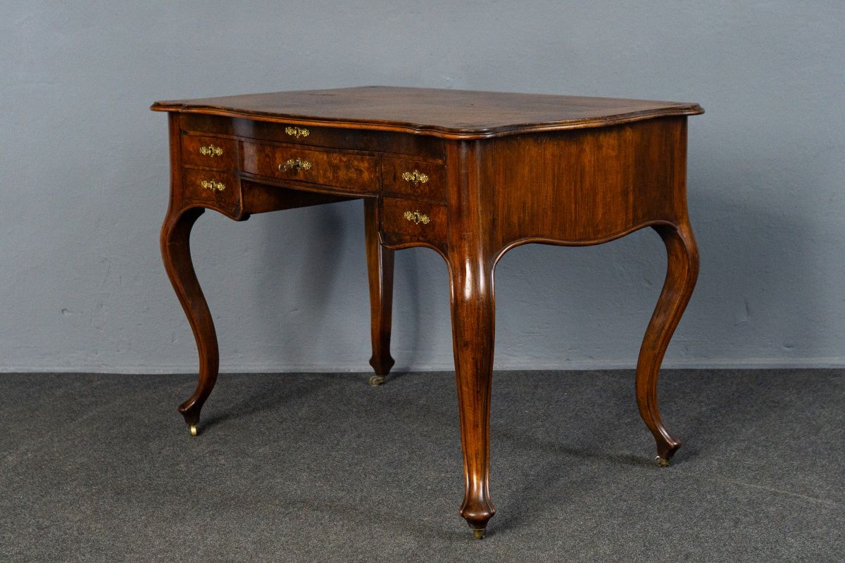 Vintage Schreibtisch Sekretär Tisch Büro Kommode Antik MÖBLINGER 2502_2702