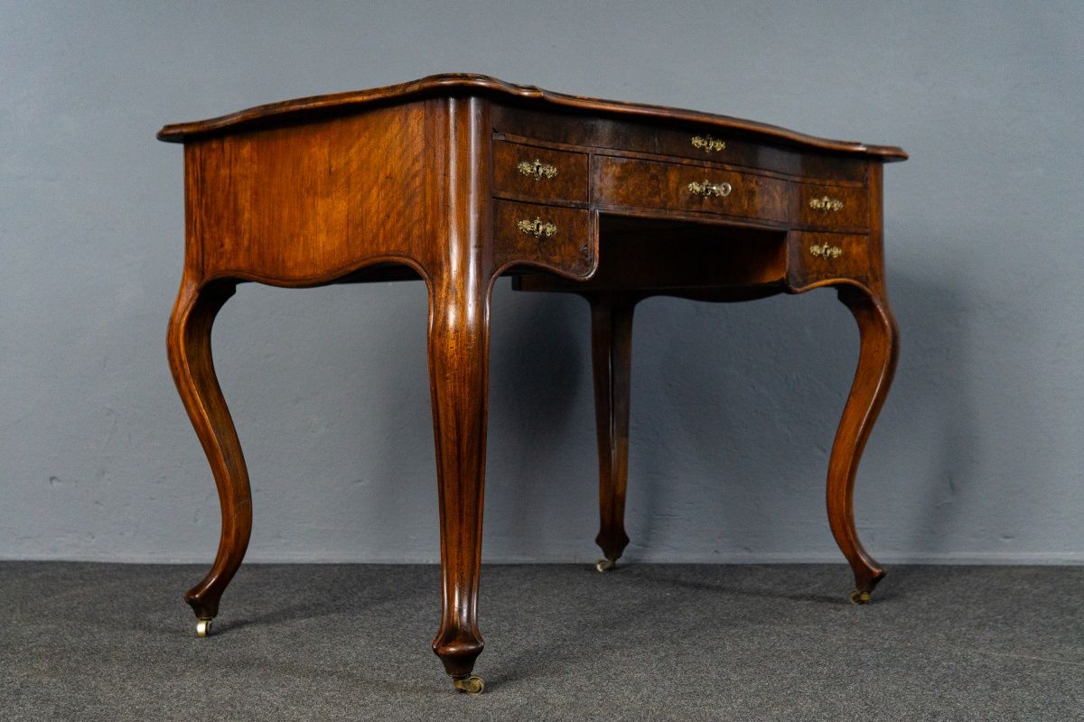 Vintage Schreibtisch Sekretär Tisch Büro Kommode Antik MÖBLINGER 2502_2702