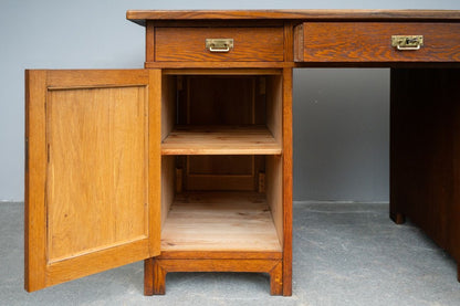Jugendstil Schreibtisch in Eiche - Anfang des 20.Jahrhunderts