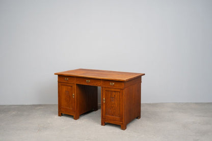 Jugendstil Schreibtisch in Eiche - Anfang des 20.Jahrhunderts