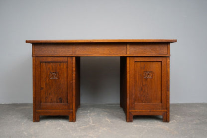 Jugendstil Schreibtisch in Eiche - Anfang des 20.Jahrhunderts