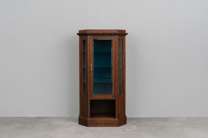 Jugendstil Vitrine in Eiche - Anfang des 20.Jahrhunderts