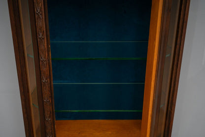 Jugendstil Vitrine in Eiche - Anfang des 20.Jahrhunderts