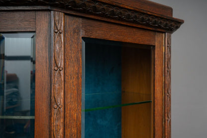 Jugendstil Vitrine in Eiche - Anfang des 20.Jahrhunderts