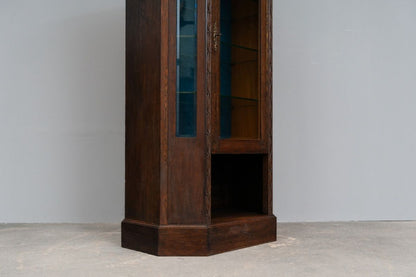 Jugendstil Vitrine in Eiche - Anfang des 20.Jahrhunderts