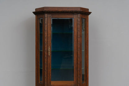 Jugendstil Vitrine in Eiche - Anfang des 20.Jahrhunderts