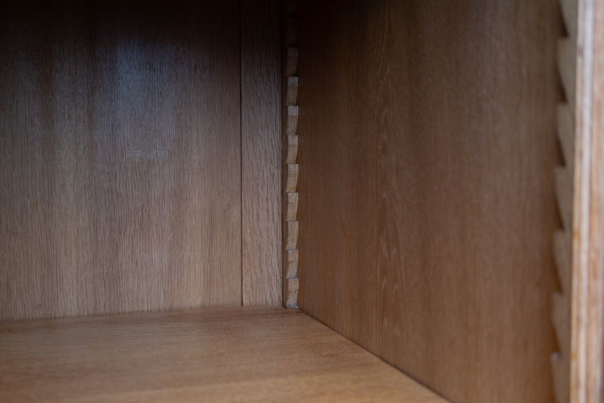 Jugendstil Kleiderschrank in Nussbaum - Anfang des 20.Jahrhunderts