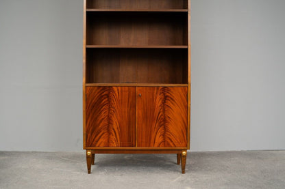 Mid-Century Bücherregal in Mahagoni - Mitte des 20.Jahrhunderts