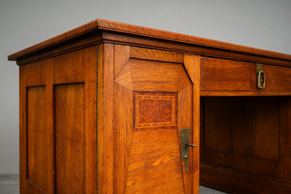 Jugendstil Schreibtisch in Eiche - Anfang des 20.Jahrhunderts