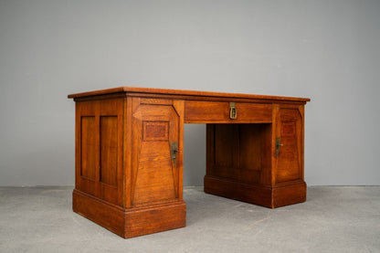 Jugendstil Schreibtisch in Eiche - Anfang des 20.Jahrhunderts