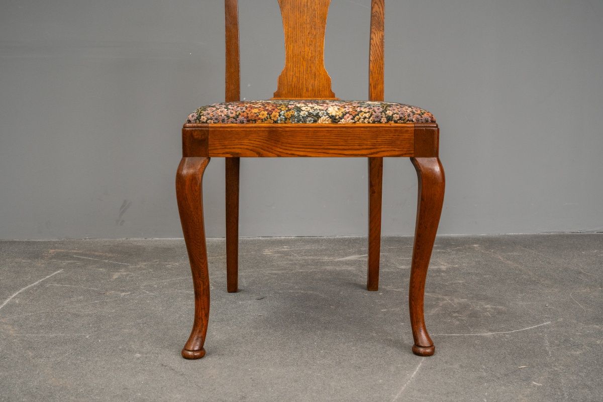 Jugendstil 4er Set Stühle in Eiche - Anfang des 20.Jahrhunderts