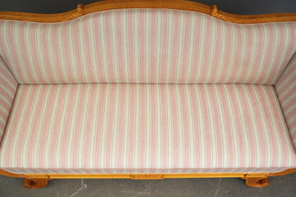 Biedermeier Stil Sofa in Birke - 1.Hälfte des 20.Jahrhunderts