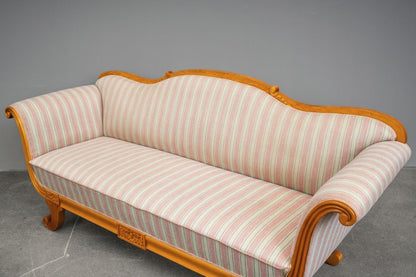 Biedermeier Stil Sofa in Birke - 1.Hälfte des 20.Jahrhunderts